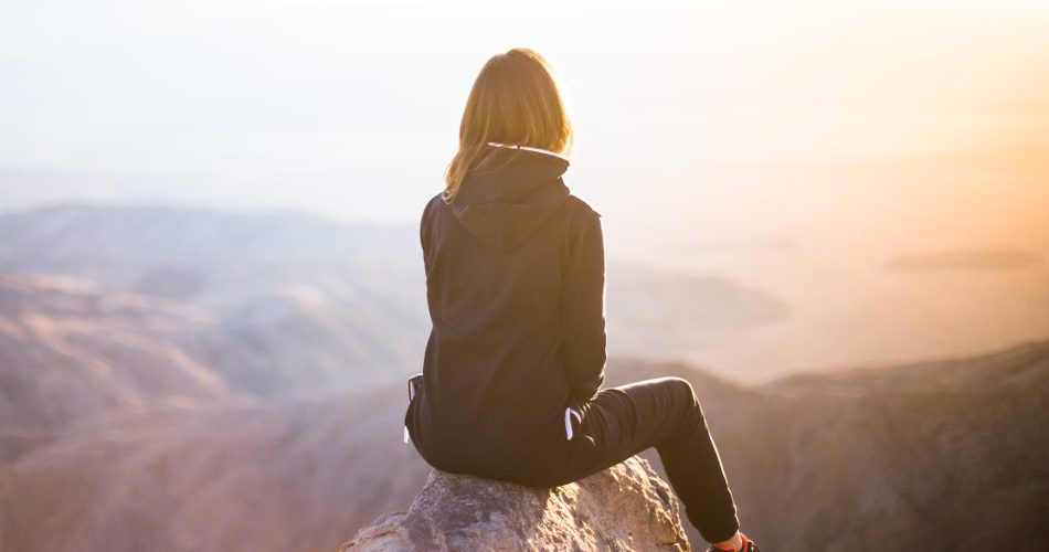 Looking at the sunset