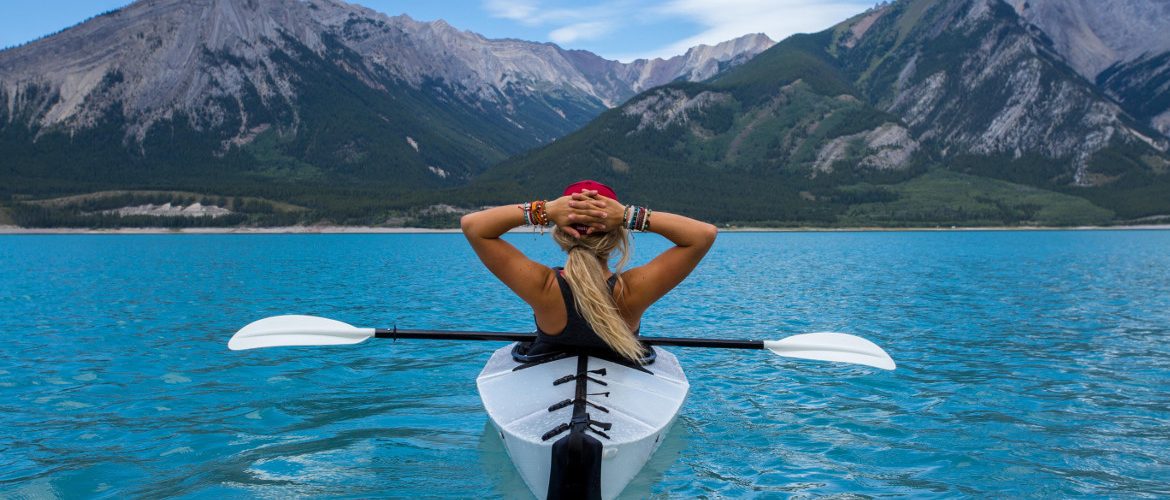 Kayak on a lake